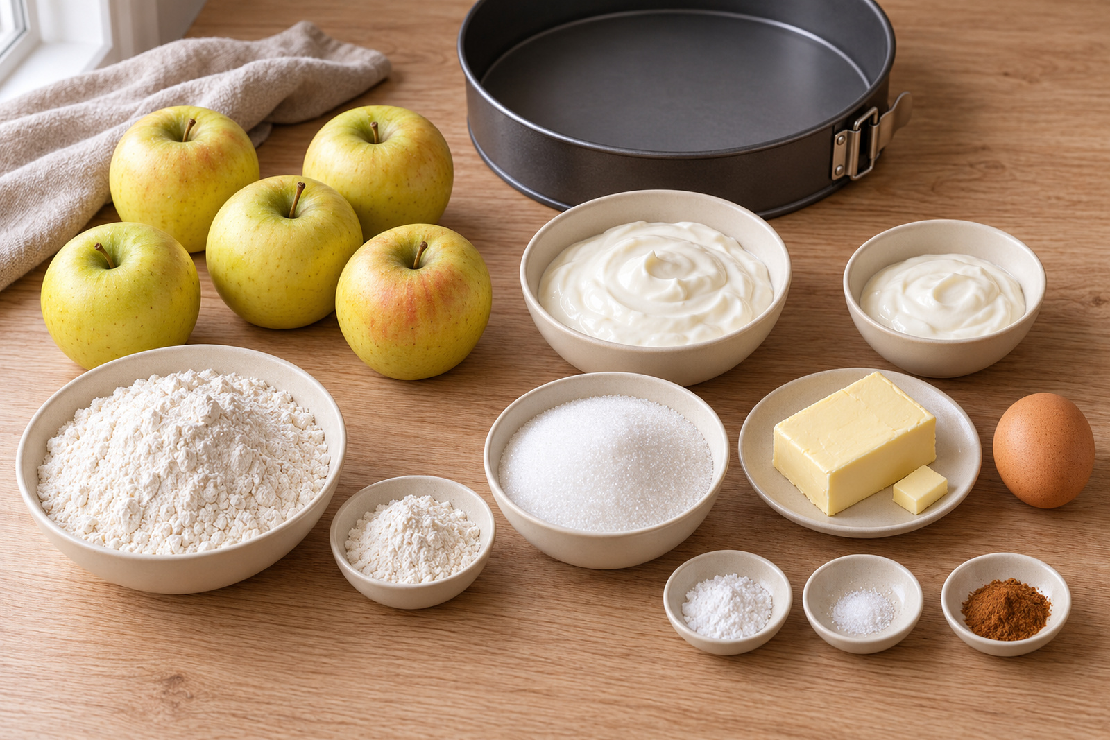 Продукты для цветаевского яблочного пирога