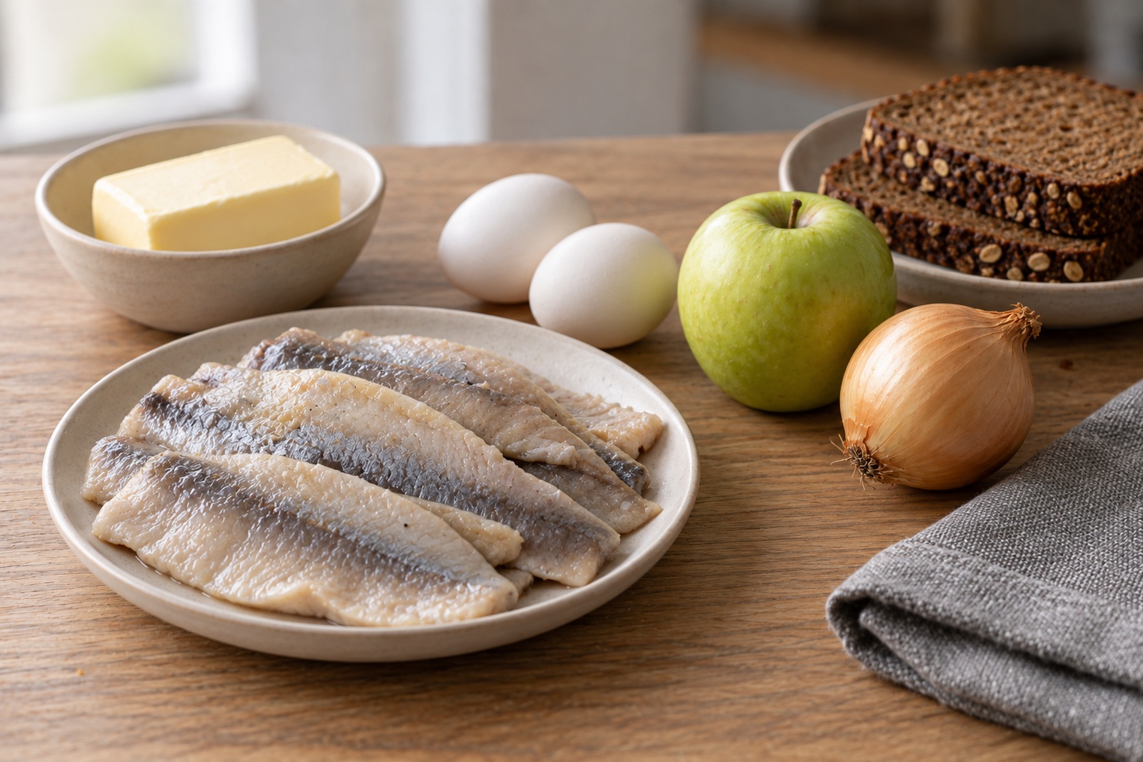 Продукты для домашнего форшмака