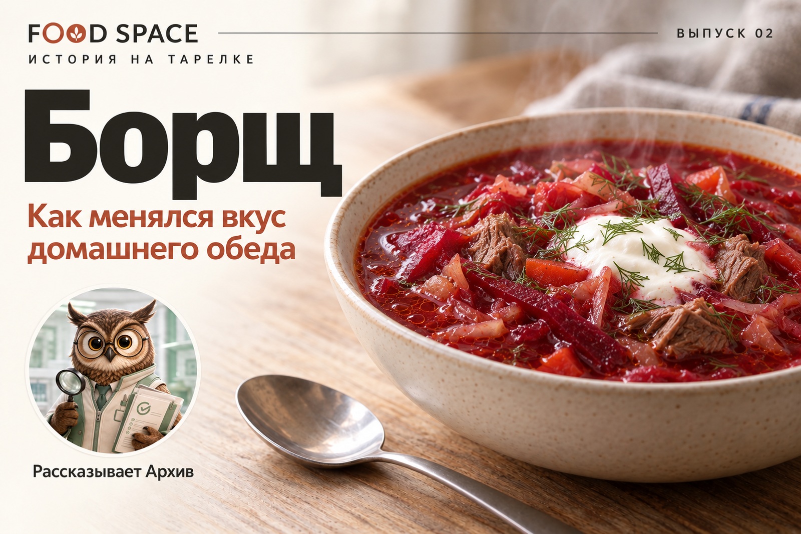 Борщ: как менялся вкус домашнего обеда