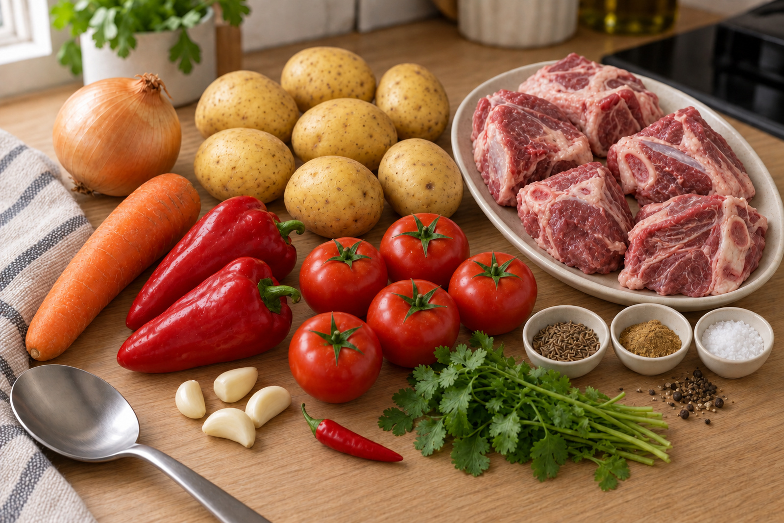 Продукты для шурпы
