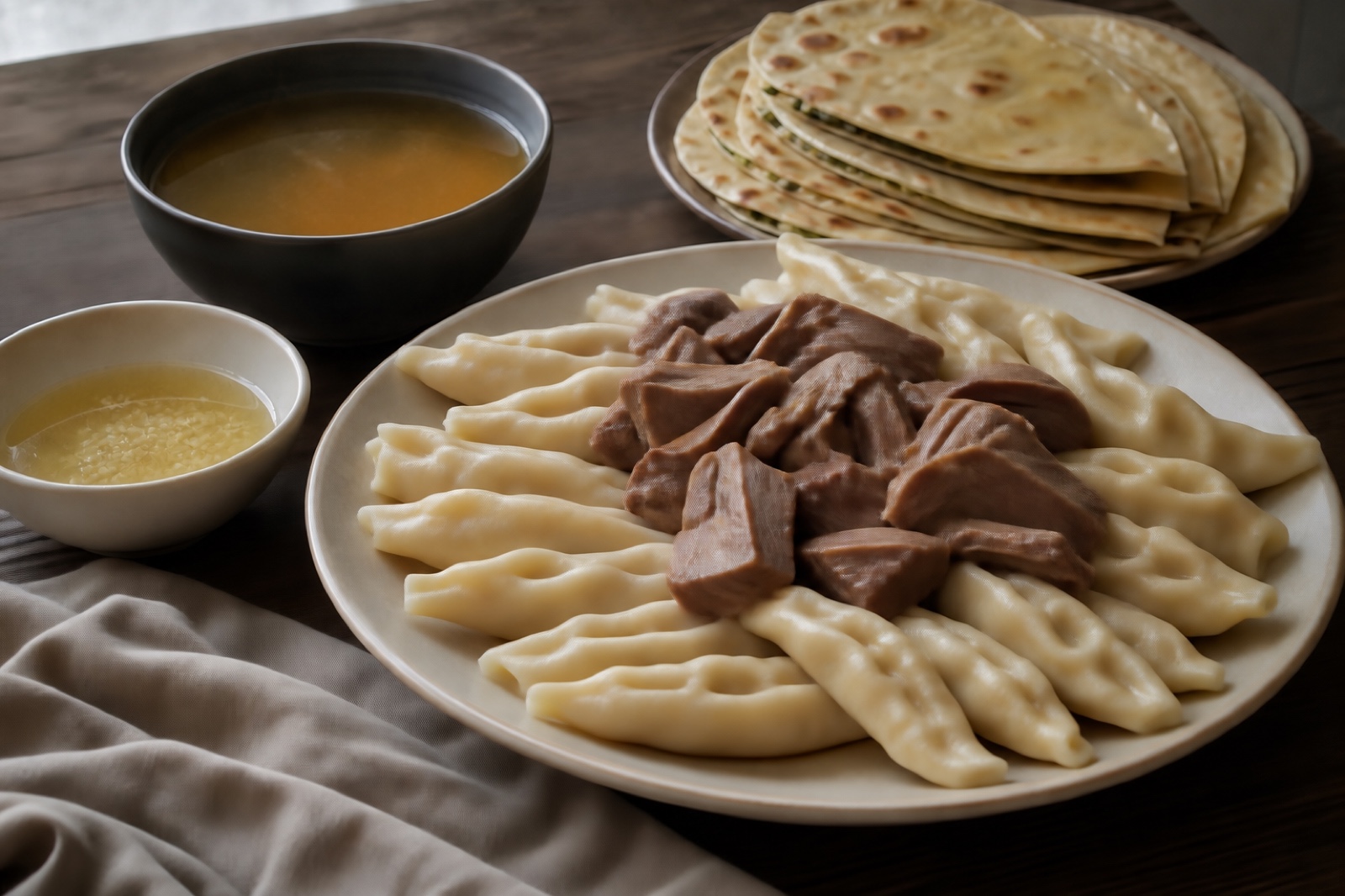 Кухня Чечни: мясо, галушки и бульон за одним столом
