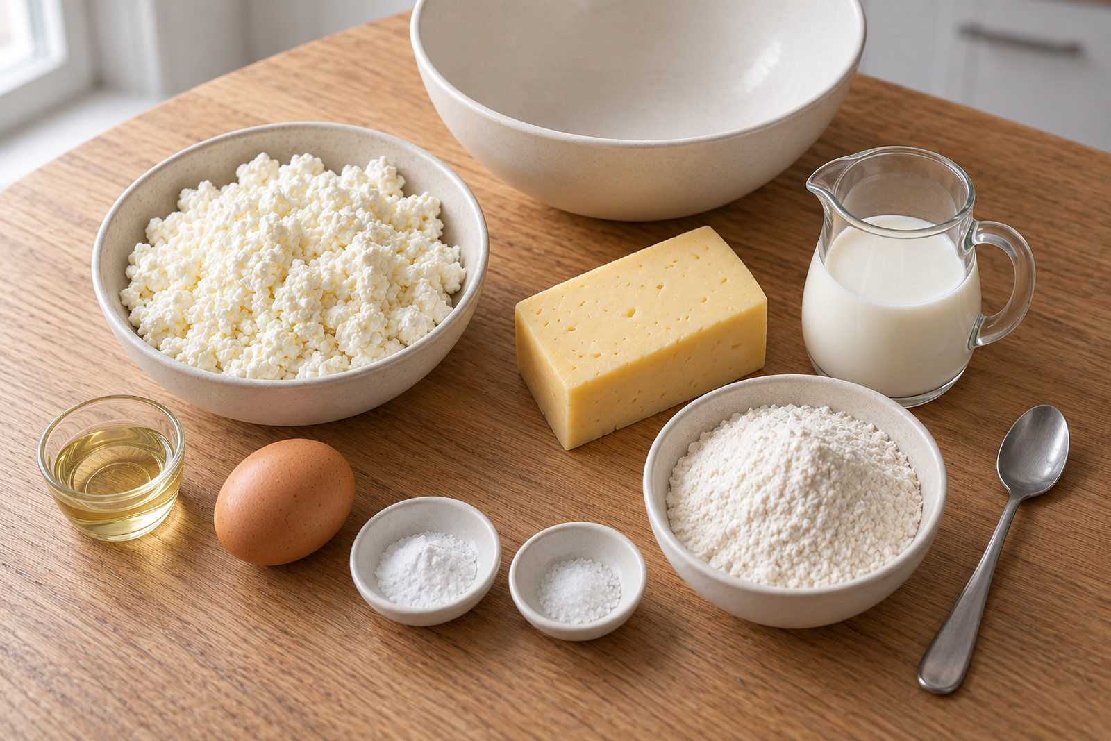 Продукты для ленивого хачапури