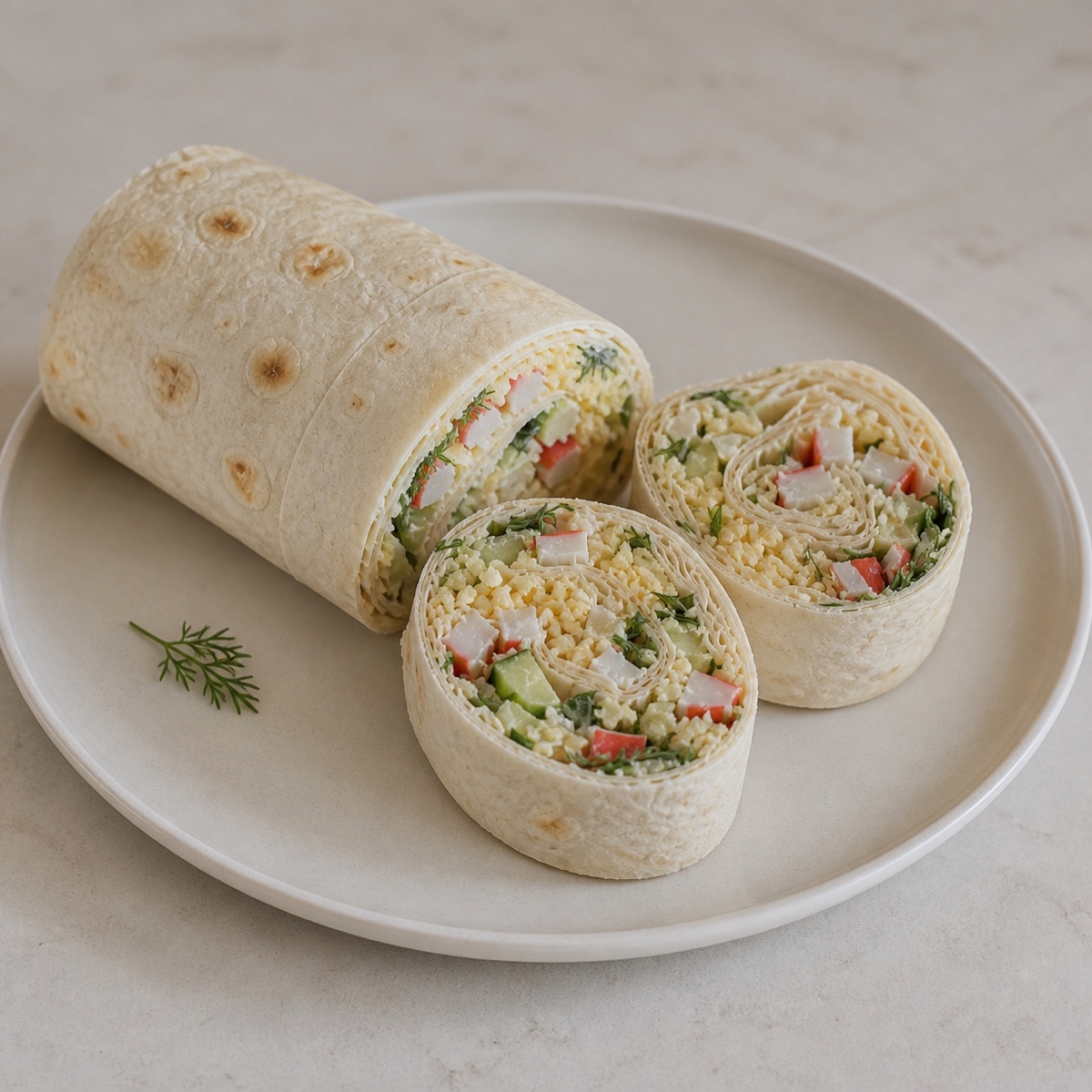 Рулет из лаваша с крабовыми палочками: холодная закуска, которую удобно нарезать