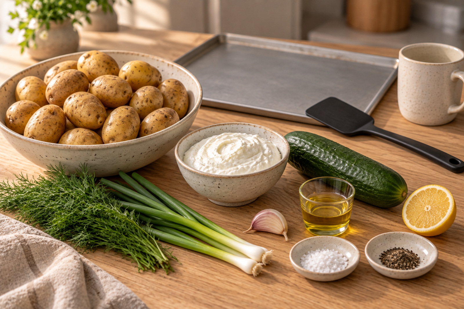Продукты для картофельного салата
