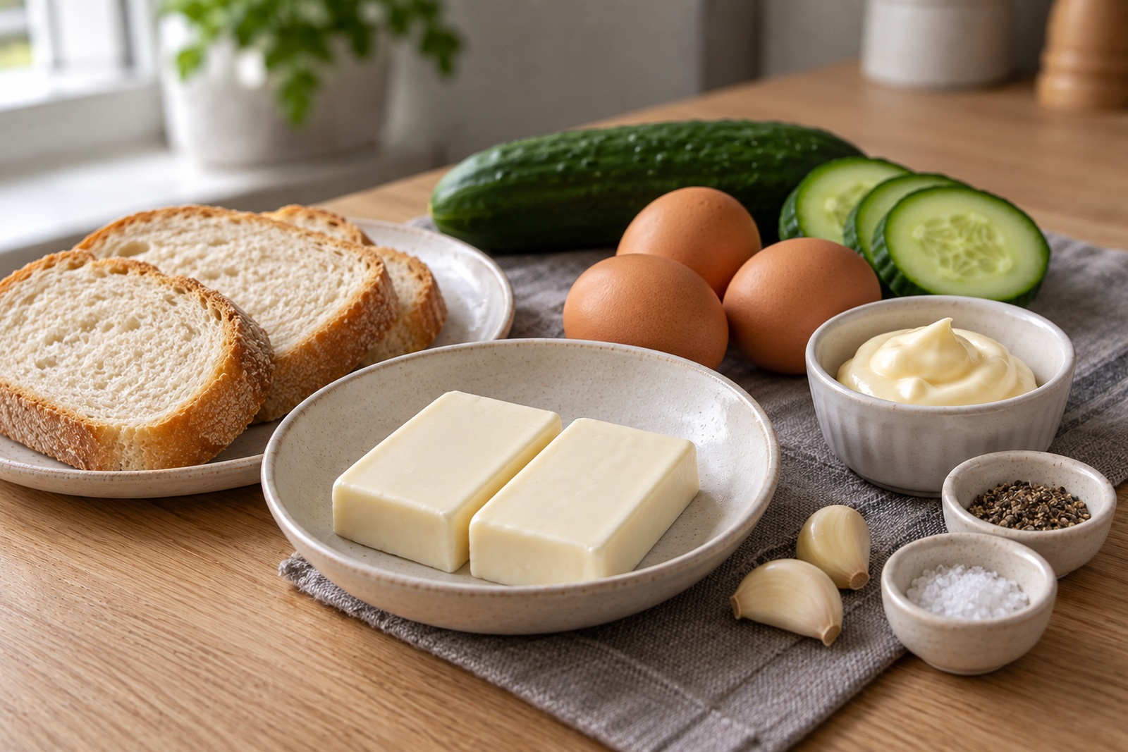 Продукты для сырно-яичной намазки