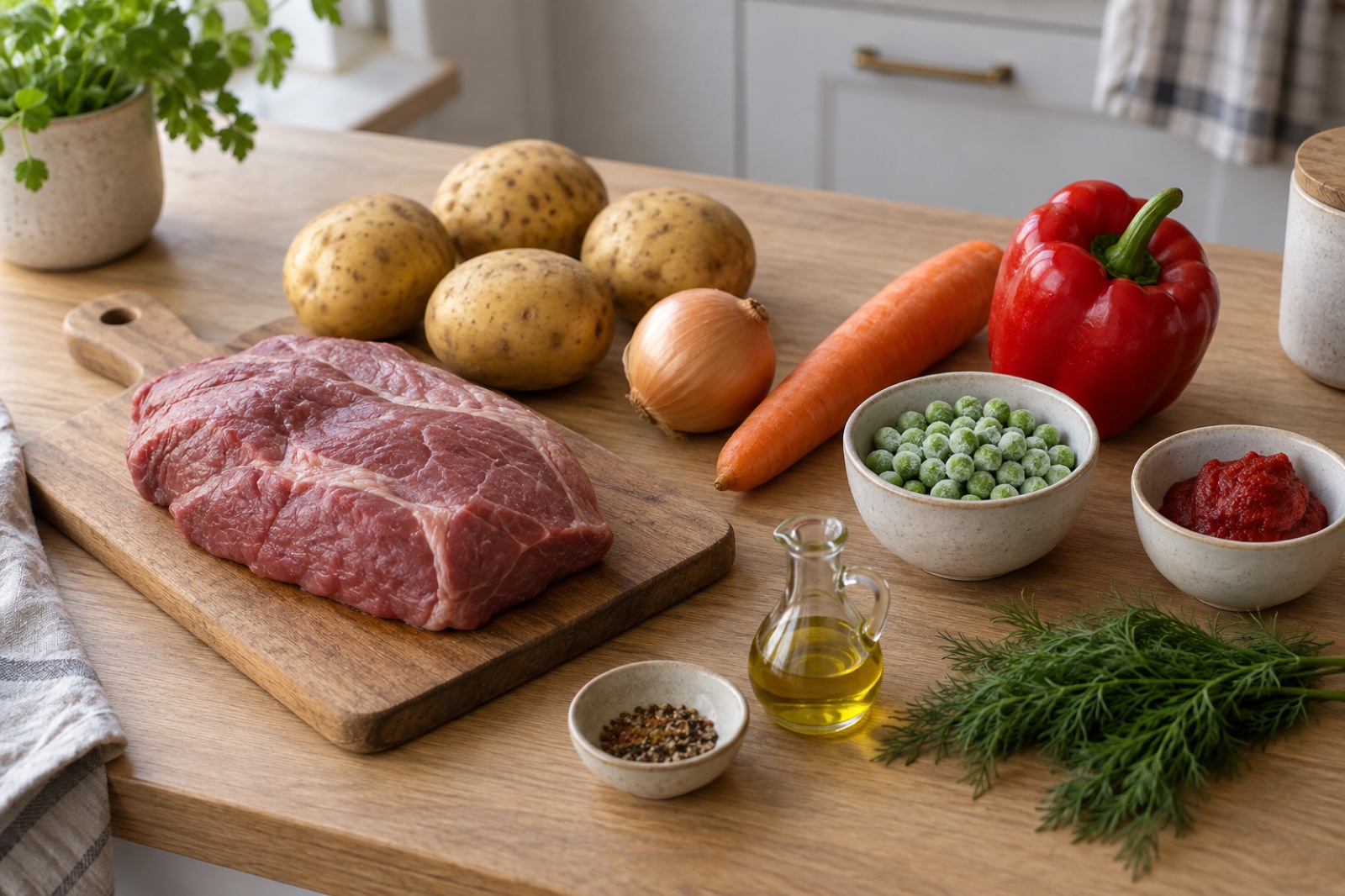 Продукты для жаркого из телятины
